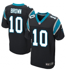 Nike Panthers #10 Corey Brown Black Team Color Mens Stitched NFL Elite Jersey Nike Panthers #10 Corey Brown Black Team Color Mens Stitched NFL Elite Jersey