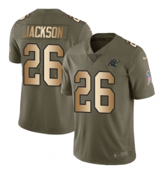 Nike Panthers #26 Donte Jackson Olive Gold Mens Stitched NFL Limited 2017 Salute To Service Jersey Nike Panthers #26 Donte Jackson Olive Gold Mens Stitched NFL Limited 2017 Salute To Service Jersey