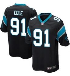 Nike Panthers #91 Colin Cole Black Team Color Mens Stitched NFL Elite Jersey Nike Panthers #91 Colin Cole Black Team Color Mens Stitched NFL Elite Jersey