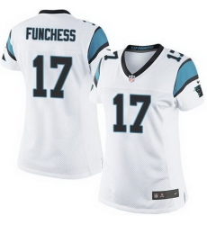 Nike Panthers #17 Devin Funchess White Womens Stitched NFL Elite Jersey Nike Panthers #17 Devin Funchess White Womens Stitched NFL Elite Jersey
