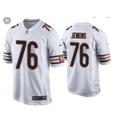 Men Chicago Bears 76 Teven Jenkins White Vapor untouchable Limited Stitched Jersey Men Chicago Bears 76 Teven Jenkins White Vapor untouchable Limited Stitched Jersey