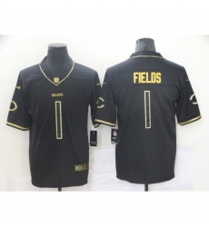 Men's Chicago Bears #1 Justin Fields Black Nike 2021 Draft First Round Pick Alternate Limited Jersey Men's Chicago Bears #1 Justin Fields Black Nike 2021 Draft First Round Pick Alternate Limited Jersey