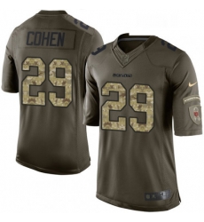 Mens Nike Chicago Bears 29 Tarik Cohen Limited Green Salute to Service NFL Jersey Mens Nike Chicago Bears 29 Tarik Cohen Limited Green Salute to Service NFL Jersey