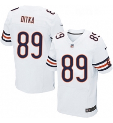 Mens Nike Chicago Bears 89 Mike Ditka Elite White NFL Jersey Mens Nike Chicago Bears 89 Mike Ditka Elite White NFL Jersey