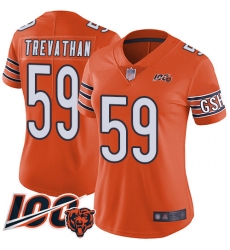 Women Chicago Bears 59 Danny Trevathan Orange Alternate 100th Season Limited Football Jersey Women Chicago Bears 59 Danny Trevathan Orange Alternate 100th Season Limited Football Jersey