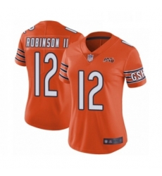Womens Chicago Bears 12 Allen Robinson Orange Alternate 100th Season Limited Football Jersey Womens Chicago Bears 12 Allen Robinson Orange Alternate 100th Season Limited Football Jersey