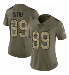 Womens Nike Chicago Bears 89 Mike Ditka Limited OliveCamo Salute to Service NFL Jersey Womens Nike Chicago Bears 89 Mike Ditka Limited OliveCamo Salute to Service NFL Jersey