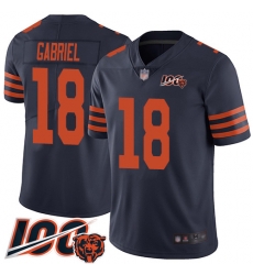 Youth Chicago Bears 18 Taylor Gabriel Limited Navy Blue Rush Vapor Untouchable 100th Season Football Jersey Youth Chicago Bears 18 Taylor Gabriel Limited Navy Blue Rush Vapor Untouchable 100th Season Football Jersey