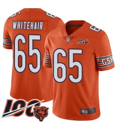 Youth Chicago Bears 65 Cody Whitehair Orange Alternate 100th Season Limited Football Jersey