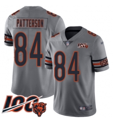 Youth Chicago Bears 84 Cordarrelle Patterson Limited Silver Inverted Legend 100th Season Football Jersey Youth Chicago Bears 84 Cordarrelle Patterson Limited Silver Inverted Legend 100th Season Football Jersey