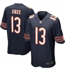 Youth Nike Chicago Bears 13# Johnny Knox Game Blue Color Jersey Youth Nike Chicago Bears 13# Johnny Knox Game Blue Color Jersey