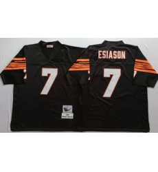 Bengals 7 Boomer Esiason Black Throwback Jersey Bengals 7 Boomer Esiason Black Throwback Jersey