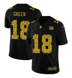 Cincinnati Bengals 18 A J Green Men Nike Leopard Print Fashion Vapor Limited NFL Jersey Black Cincinnati Bengals 18 A J Green Men Nike Leopard Print Fashion Vapor Limited NFL Jersey Black