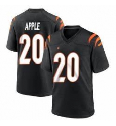 Men Cincinnati Bengals #20 Eli Apple 2021 Black Vapor Limited Stitched NFL Jersey Men Cincinnati Bengals #20 Eli Apple 2021 Black Vapor Limited Stitched NFL Jersey