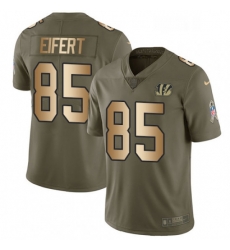 Mens Nike Cincinnati Bengals 85 Tyler Eifert Limited OliveGold 2017 Salute to Service NFL Jersey Mens Nike Cincinnati Bengals 85 Tyler Eifert Limited OliveGold 2017 Salute to Service NFL Jersey