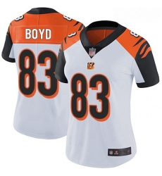 Bengals #83 Tyler Boyd White Women Stitched Football Vapor Untouchable Limited Jersey Bengals #83 Tyler Boyd White Women Stitched Football Vapor Untouchable Limited Jersey