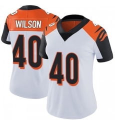 Women Nike Cincinnati Bengals 40 Brandon Wilson White Jersey Women Nike Cincinnati Bengals 40 Brandon Wilson White Jersey
