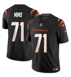Youth Cincinnati Bengals 71 Amarius Mims Black 2024 Draft F U S E Vapor Untouchable Limited Stitched Jersey Youth Cincinnati Bengals 71 Amarius Mims Black 2024 Draft F U S E Vapor Untouchable Limited Stitched Jersey