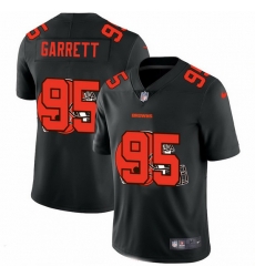 Cleveland Browns 95 Myles Garrett Men Nike Team Logo Dual Overlap Limited NFL Jersey Black Cleveland Browns 95 Myles Garrett Men Nike Team Logo Dual Overlap Limited NFL Jersey Black