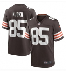 Men Cleveland Browns 85 David Njoku Nike Vapor Limited NFL Jersey White Men Cleveland Browns 85 David Njoku Nike Vapor Limited NFL Jersey White