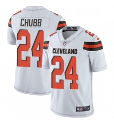 Mens Nike Cleveland Browns 24 Nick Chubb White Vapor Untouchable Limited Player NFL Jersey Mens Nike Cleveland Browns 24 Nick Chubb White Vapor Untouchable Limited Player NFL Jersey