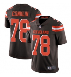 Nike Browns 78 Jack Conklin Brown Team Color Men Stitched NFL Vapor Untouchable Limited Jersey Nike Browns 78 Jack Conklin Brown Team Color Men Stitched NFL Vapor Untouchable Limited Jersey