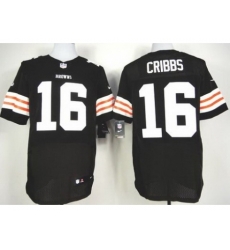 Nike Cleveland Browns 16 Josh Cribbs Brown Elite NFL Jersey Nike Cleveland Browns 16 Josh Cribbs Brown Elite NFL Jersey
