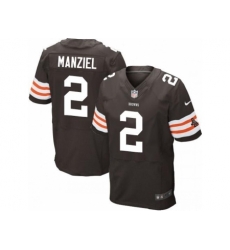 Nike Cleveland Browns 2 Johnny Manziel Brown Elite NFL Jersey Nike Cleveland Browns 2 Johnny Manziel Brown Elite NFL Jersey
