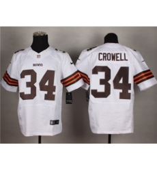Nike Cleveland Browns 34 Isaiah Crowell White Elite NFL Jersey Nike Cleveland Browns 34 Isaiah Crowell White Elite NFL Jersey