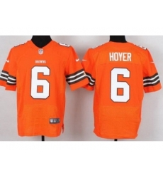 Nike Cleveland Browns 6 Brian Hoyer Orange Elite NFL Jersey Nike Cleveland Browns 6 Brian Hoyer Orange Elite NFL Jersey