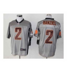 Nike cleveland browns 2 Johnny Manziel grey Elite shadow NFL Jersey Nike cleveland browns 2 Johnny Manziel grey Elite shadow NFL Jersey