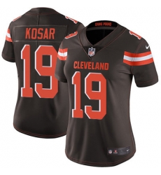 Nike Browns #19 Bernie Kosar Brown Team Color Womens Stitched NFL Vapor Untouchable Limited Jersey Nike Browns #19 Bernie Kosar Brown Team Color Womens Stitched NFL Vapor Untouchable Limited Jersey