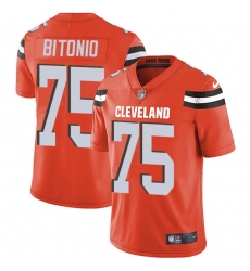 Youth Nike Browns 75 Joel Bitonio Orange Alternate Stitched NFL Vapor Untouchable Limited Jersey Youth Nike Browns 75 Joel Bitonio Orange Alternate Stitched NFL Vapor Untouchable Limited Jersey