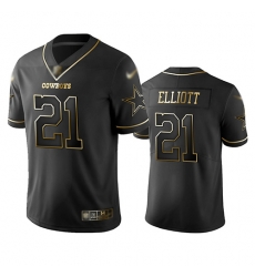 Cowboys 21 Ezekiel Elliott Black Men Stitched Football Limited Golden Edition Jersey Cowboys 21 Ezekiel Elliott Black Men Stitched Football Limited Golden Edition Jersey