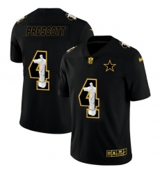 Cowboys 4 Dak Prescott Black Jesus Faith Edition Limited Jersey Cowboys 4 Dak Prescott Black Jesus Faith Edition Limited Jersey