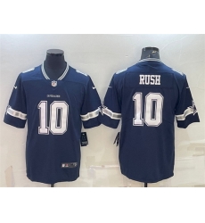 Men Dallas Cowboys 10 Cooper Rush Navy Stitched Football Jersey Men Dallas Cowboys 10 Cooper Rush Navy Stitched Football Jersey