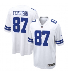 Men Dallas Cowboys 87 Jake Ferguson White vapor limited Stitched Jersey Men Dallas Cowboys 87 Jake Ferguson White vapor limited Stitched Jersey