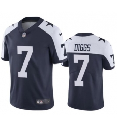 Men Nike Dallas Cowboys Trevon Diggs #7 Blue Thanksgivens Vapor Limited Stitched Jersey Men Nike Dallas Cowboys Trevon Diggs #7 Blue Thanksgivens Vapor Limited Stitched Jersey