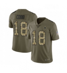 Mens Dallas Cowboys 18 Randall Cobb Limited Olive Camo 2017 Salute to Service Football Jersey Mens Dallas Cowboys 18 Randall Cobb Limited Olive Camo 2017 Salute to Service Football Jersey