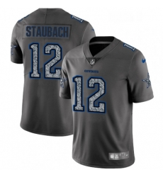 Mens Nike Dallas Cowboys 12 Roger Staubach Gray Static Vapor Untouchable Limited NFL Jersey Mens Nike Dallas Cowboys 12 Roger Staubach Gray Static Vapor Untouchable Limited NFL Jersey