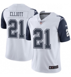 Mens Nike Dallas Cowboys 21 Ezekiel Elliott Limited White Rush Vapor Untouchable NFL Jersey Mens Nike Dallas Cowboys 21 Ezekiel Elliott Limited White Rush Vapor Untouchable NFL Jersey
