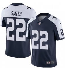 Mens Nike Dallas Cowboys 22 Emmitt Smith Navy Blue Throwback Alternate Vapor Untouchable Limited Player NFL Jersey Mens Nike Dallas Cowboys 22 Emmitt Smith Navy Blue Throwback Alternate Vapor Untouchable Limited Player NFL Jersey