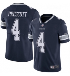 Mens Nike Dallas Cowboys 4 Dak Prescott Navy Blue Team Color Vapor Untouchable Limited Player NFL Jersey Mens Nike Dallas Cowboys 4 Dak Prescott Navy Blue Team Color Vapor Untouchable Limited Player NFL Jersey