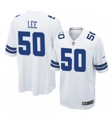 Mens Nike Dallas Cowboys 50 Sean Lee Game White NFL Jersey Mens Nike Dallas Cowboys 50 Sean Lee Game White NFL Jersey