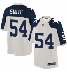 Mens Nike Dallas Cowboys 54 Jaylon Smith Limited White Throwback Alternate NFL Jersey Mens Nike Dallas Cowboys 54 Jaylon Smith Limited White Throwback Alternate NFL Jersey