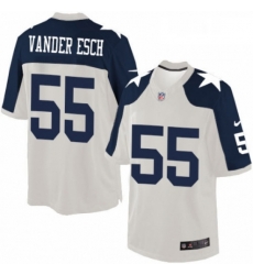 Mens Nike Dallas Cowboys 55 Leighton Vander Esch Limited White Throwback Alternate NFL Jersey Mens Nike Dallas Cowboys 55 Leighton Vander Esch Limited White Throwback Alternate NFL Jersey
