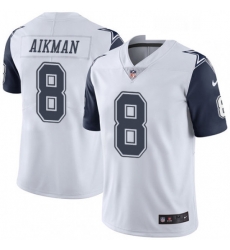 Mens Nike Dallas Cowboys 8 Troy Aikman Limited White Rush Vapor Untouchable NFL Jersey Mens Nike Dallas Cowboys 8 Troy Aikman Limited White Rush Vapor Untouchable NFL Jersey