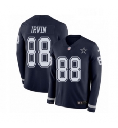 Mens Nike Dallas Cowboys 88 Michael Irvin Limited Navy Blue Therma Long Sleeve NFL Jersey Mens Nike Dallas Cowboys 88 Michael Irvin Limited Navy Blue Therma Long Sleeve NFL Jersey