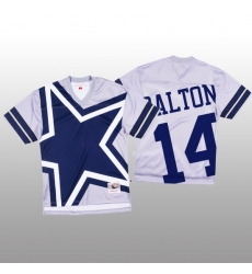 NFL Dallas Cowboys 14 Andy Dalton White Men Mitchell 26 Nell Big Face Fashion Limited NFL Jersey NFL Dallas Cowboys 14 Andy Dalton White Men Mitchell 26 Nell Big Face Fashion Limited NFL Jersey