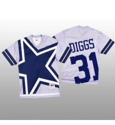 NFL Dallas Cowboys 31 Trevon Diggs White Men Mitchell 26 Nell Big Face Fashion Limited NFL Jersey NFL Dallas Cowboys 31 Trevon Diggs White Men Mitchell 26 Nell Big Face Fashion Limited NFL Jersey